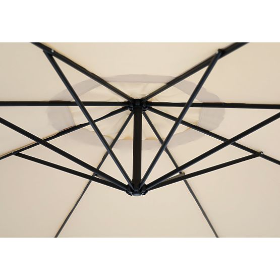 Umbrelă de soare pliabilă pentru terasă - bej