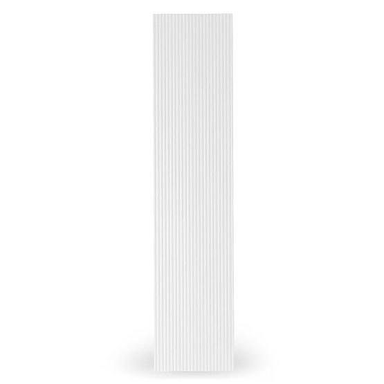 Ușă pentru dulap Neroli, 45,6 cm, caneluri simple, albă