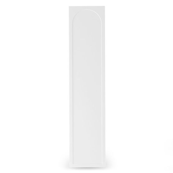 Ușă pentru dulap Neroli, 45,6 cm, panou arcuit, alb, dreapta