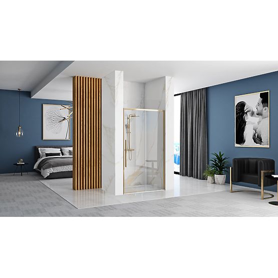 Uși de duș SOLAR AURII 100