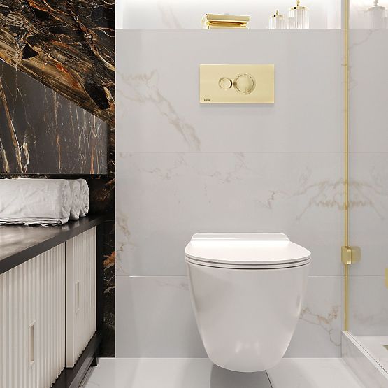 Vas de toaletă suspendat Rea Carter N2 Rimless