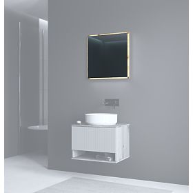 AVIOLA Oglindă 60 cm + LED stejar artisan (1p=1buc)