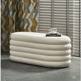 Bancă BLISS cu spațiu de depozitare, crem (1p=1buc), Halmar