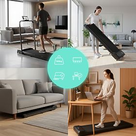 Banda de alergare de acasă cu suport electric walking pad pentru antrenament sub birou 10 km/h Moder
