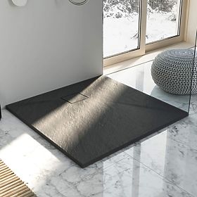 Cadă de duș Magnum Black 90x90, Rea