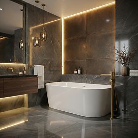 Cadă de perete din acril OLIMPIA 150 cm