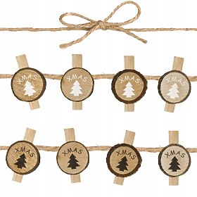 CĂLĂTOARE DIN LEMN 8 BUCĂȚI BRĂDUȚI KL-21X11, Tutumi