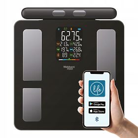 Cântar de baie analitic 15 parametri Apple Health Google Fit SCALA WEBBER, WEBBER