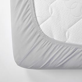 Cearceaf de bumbac 200x140 cm - gri