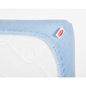 Cearşaf terry 200x160 cm - albastru deschis