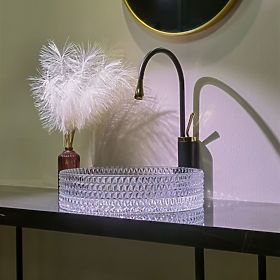 Chiuvetă de mobilier Rea Cristal Transparent 39, Rea