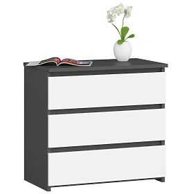 COMODĂ CL3 3SZ CLP PK GRAFIT GRI / ALB
