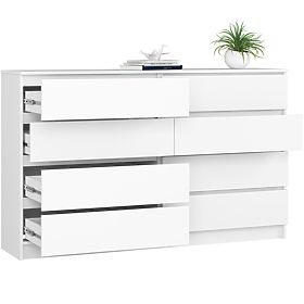 COMODĂ K160 8SZ CLP PK ALBĂ