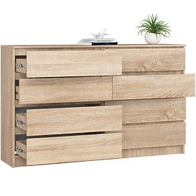 COMODĂ K160 8SZ CLP PK STEJAR SONOMA