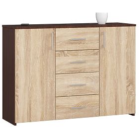 COMODĂ K45 PK WENGE / STEJAR SONOMA