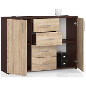 COMODĂ K45 PK WENGE / STEJAR SONOMA