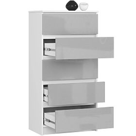 COMODĂ K60 5SZ CLP PK METALIC LUCIOASĂ