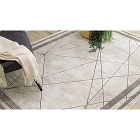 Covor BLISS Z201Z128 crem / bej - Cadru, geometric, modern, structural, F.H.Kabis