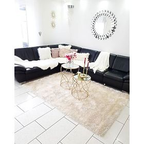 Covor LOVE SHAGGY model 93600 crem, F.H.Kabis