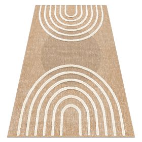 Covor SPARK 0688A bej / crem - Geometric, sisal, structural, F.H.Kabis