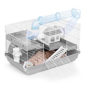 Cușcă pentru hamsteri, porcușori de Guineea și rozătoare cu echipament complet, PETSI