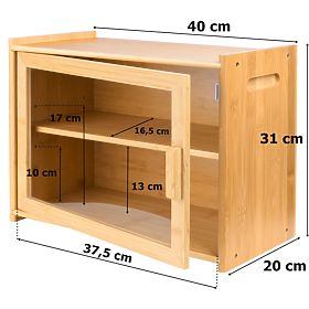 Cutie de pâine din bambus Pierre, recipient pentru pâine