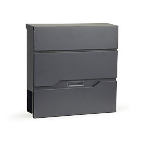 Cutie poștală pentru scrisori și ziare din oțel galvanizat, MODERNHOME