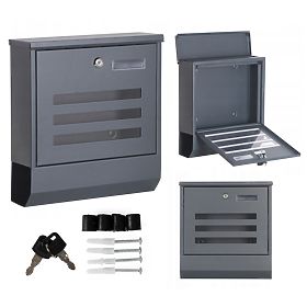 Cutie poștală pentru scrisori și ziare din oțel inoxidabil, MODERNHOME