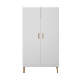 Dulap cu două uși KUBI - alb