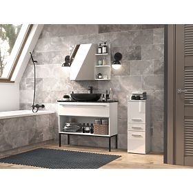 Dulap de baie Nel V DDS ALB LUCIOAS