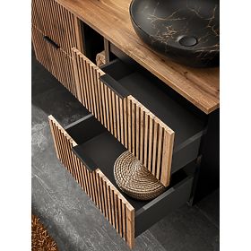 Dulap sub chiuvetă 80cm cu 2 sertare