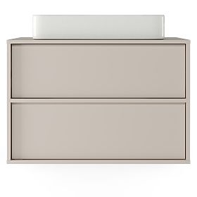 Dulap sub chiuvetă Mossy, 80 cm, cașmir, lectus