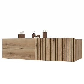 DULAP SUSPENDAT SUB LAVOAR TIGO 1D2S STEJAR EVOKE 140 CM 2 SERTARE PANOU FRONTAL RIGLAT