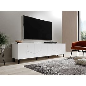 Dulap TV ETNA alb mat/alb mat, Halmar