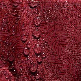 Față de masă GAIA culoare bordo cu motiv vegetal reliefat 30x160 ameliahome