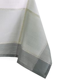 Față de masă LAVAL culoare albă motiv neted clasic 140x220 ameliahome