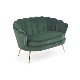 Fotoliu de relaxare AMORINITO XL verde închis / auriu, Halmar