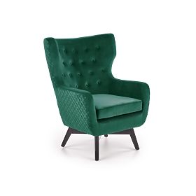 Fotoliu de relaxare MARVEL verde închis / negru