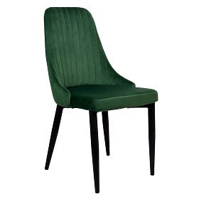 Fotoliu din catifea LORIENT VELVET verde închis