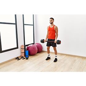 Gantere reglabile 2 x 15kg set gantere 30kg bară