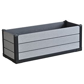 Ghiveci de grădină elegant Suport pentru flori Ghiveci dreptunghiular 105x39x36,55 cm