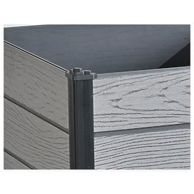 Ghiveci de grădină practic, pătrat, pentru flori 73x73x70,5 cm