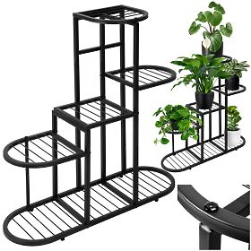 Ghiveci metalic loft STIGAN negru