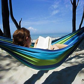 Hamac dublu 480143A ALBASTRU, Bluegarden