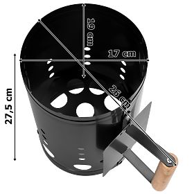 Horn pentru aprinderea grătarului KORTEN