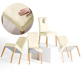 Husă pentru canapea RESTILO SENTO culoare crem stil clasic neted