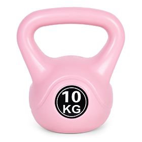 Kettlebell ganteră 10 kg pentru exerciții roz ModernHome