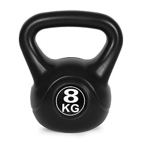 Kettlebell ganteră 8 kg pentru exerciții greutate sferică fitness ModernHome