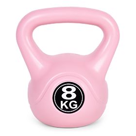 Kettlebell greutate 8 kg pentru exerciții roz ModernHome