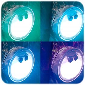 Lampă LED multicoloră pe baterii pentru SPA INTEX 28503